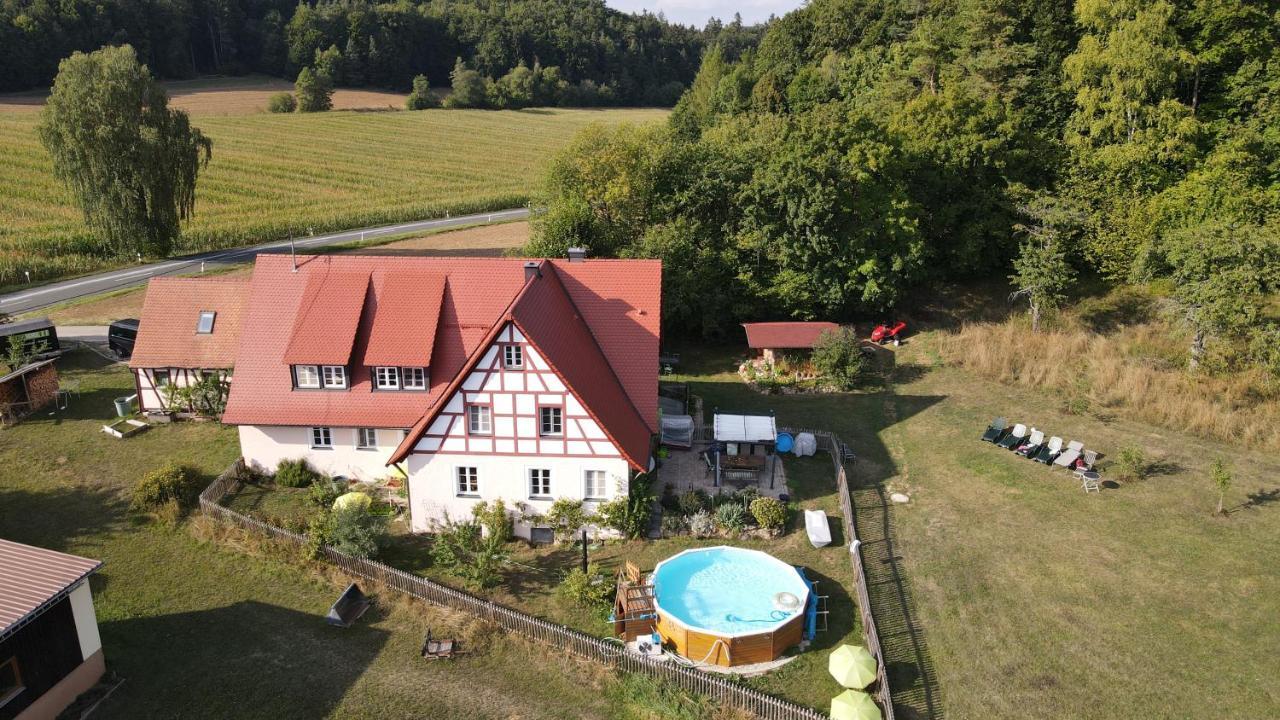 Ferienwohnungen Wastl Fränkische Schweiz Hiltpoltstein Exterior foto
